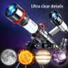 HD Astronomical Telescope Children Students Toys Gift Stargazing Monocular Teaching Aids for Science Experiment Simulate/Camping